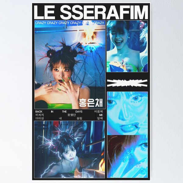 Item preview, LE SSERAFIM Eunchae Crazy designed and sold by luckloe.