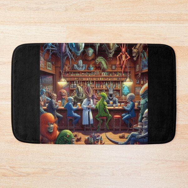 Item preview, Halloween Bar Scene designed and sold by Halifaxartguy.