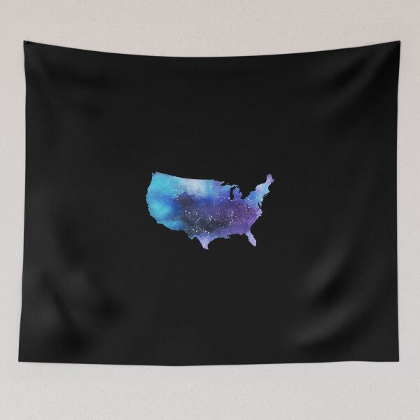 Item preview, Watercolor Map of USA designed and sold by Quintessenz.