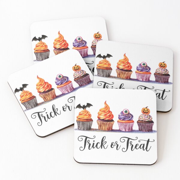Item preview, Trick or Treat Halloween Cupcake Art designed and sold by GemBob Creations.