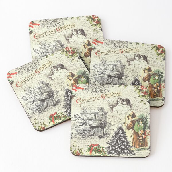Item preview, Festive Vintage Victorian Christmas Santa Collage Post Card designed and sold by tanjica.