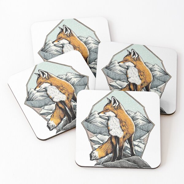Item preview, Fox on a Rock designed and sold by TheCampingHiker.