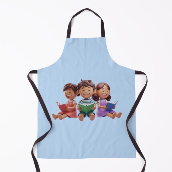 Item preview, Happy children reading books designed and sold by RosCraft.