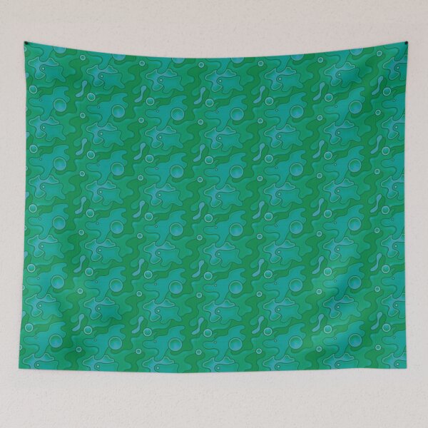 Item preview, Gooey Pattern Green designed and sold by SoulArtLove.