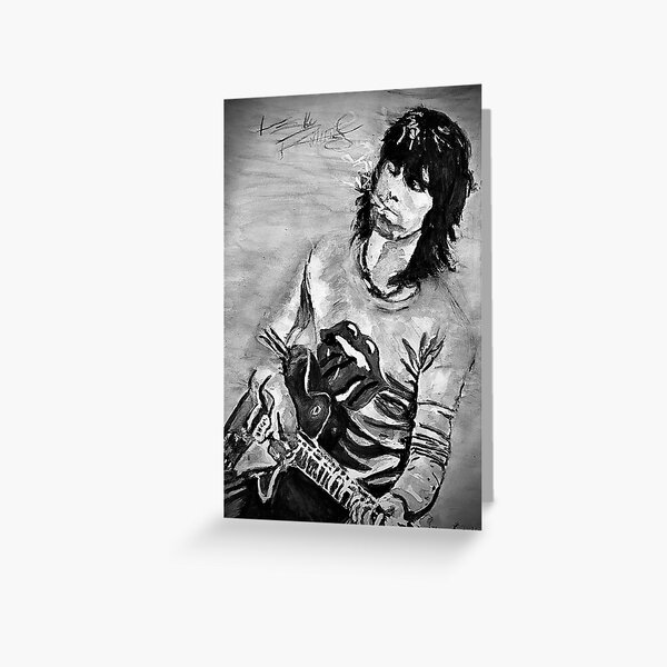 Item preview, Keef, Keith Richards, in black and white  designed and sold by Art by Fruitcake.