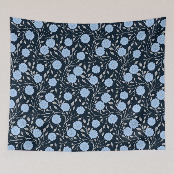 Item preview, Kallie - Luxe Silver & Blue designed and sold by Saki Desjardins.