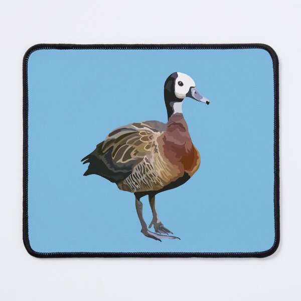 Item preview, W is for White Faced Whistling Duck, White-faced Whistling Duck Illustration – Charming Wetland Waterfowl Art designed and sold by PrettylittlepastelUk.