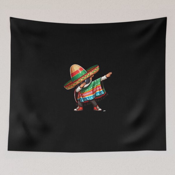Item preview, Dabbing Mexican Poncho Cinco De Mayo designed and sold by Isabella ✔️ ✔️.