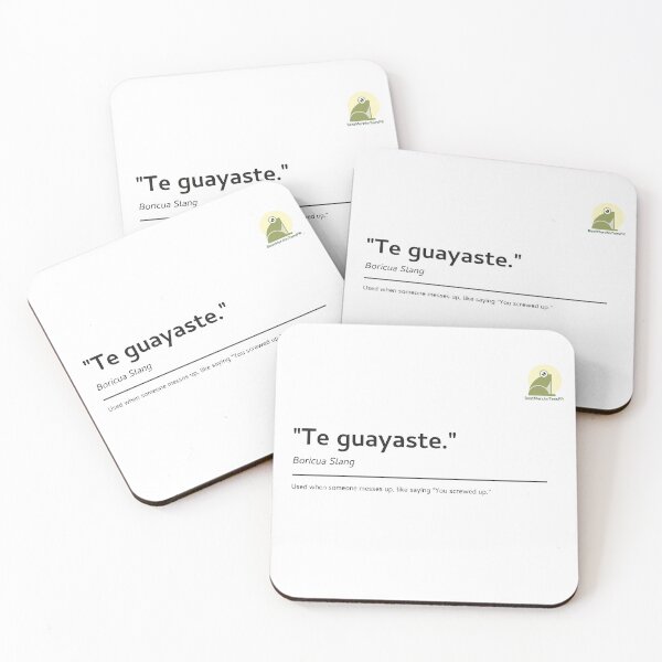 Item preview, "Te Guayaste." Puerto Rican Slang  designed and sold by LettsMerchntees.
