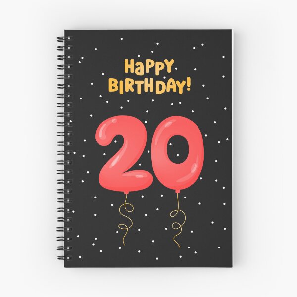 Item preview, Happy Birthday 20 Years. BDay Greetings designed and sold by AnnaVioletStore.