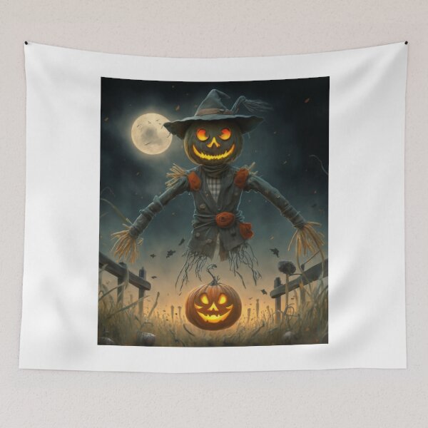 Item preview, Midnight Scarecrow Vigil / Vigília do Espantalho à Meia-Noite designed and sold by debbiebento.