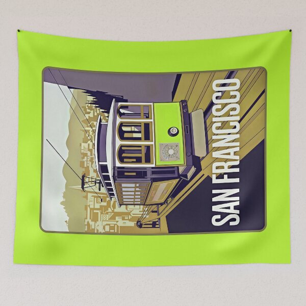 Item preview, San Francisco Cable Car Travel designed and sold by TheArtOfPat.