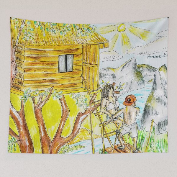 Item preview, Treehouse by the Beach designed and sold by Marian Hayes.