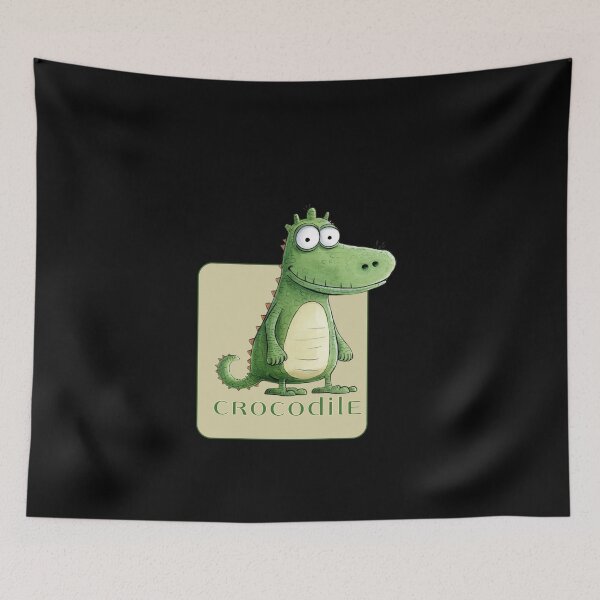Item preview, Funny crocodile character designed and sold by KolbaVison.