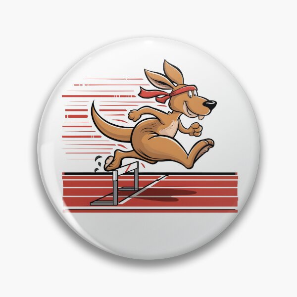 Item preview, Hurdling Kangaroo designed and sold by dolla-designs-.