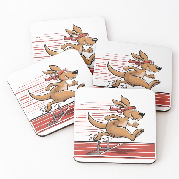 Item preview, Hurdling Kangaroo designed and sold by dolla-designs-.