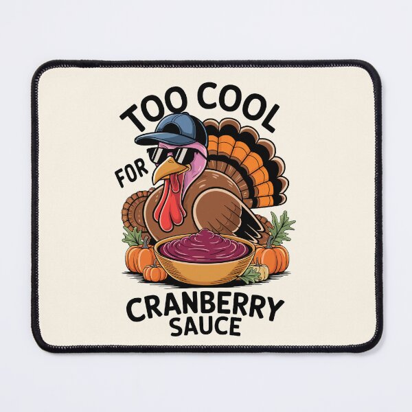 Item preview, Too Cool for Cranberry Sauce Thanksgiving Art designed and sold by MolonasDesigns.