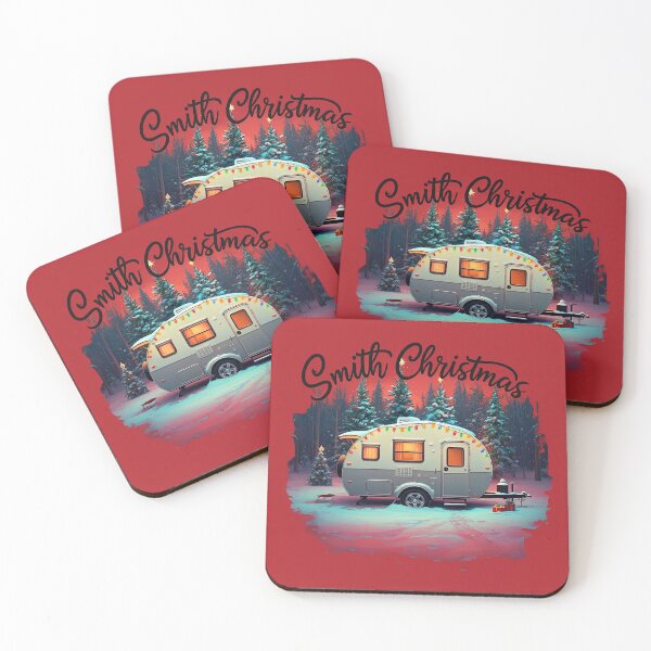 Item preview, Personalized Smith Christmas Camper | Outdoor Christmas Trees  designed and sold by PinkGoddessLove.