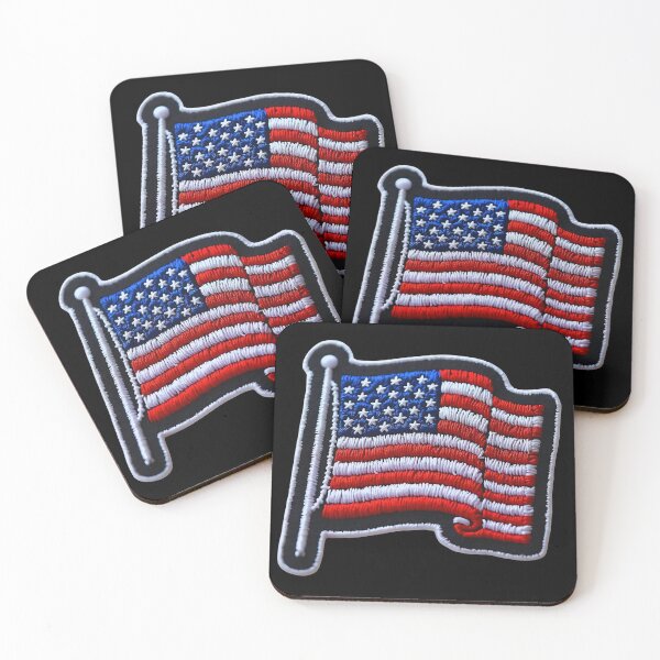 Item preview, Usa Flag Iron On Patches designed and sold by saloui.