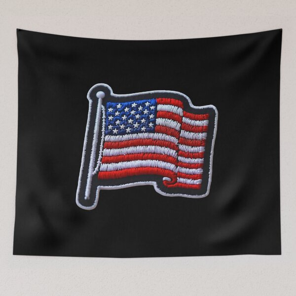 Item preview, Usa Flag Iron On Patches designed and sold by saloui.