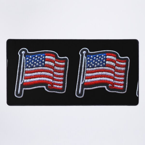 Item preview, Usa Flag Iron On Patches designed and sold by saloui.