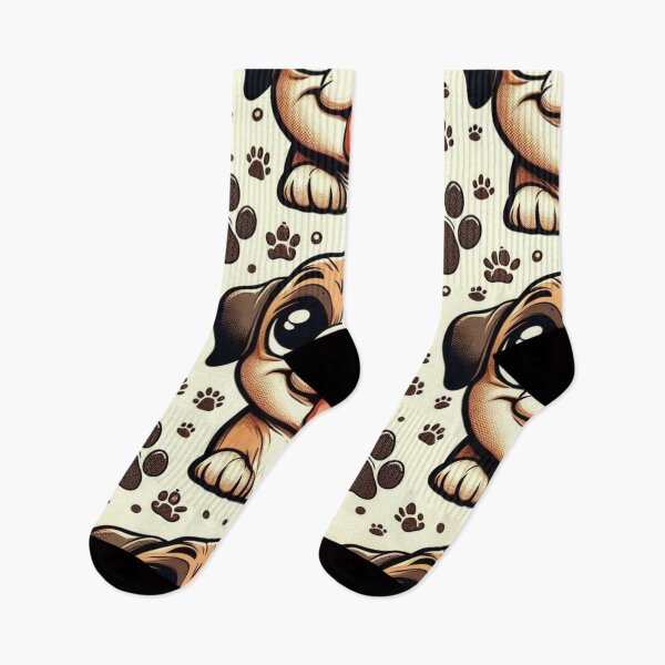 Item preview, Smiley Cute Puppies Pattern cartoon funny pet  designed and sold by Yas_oma.