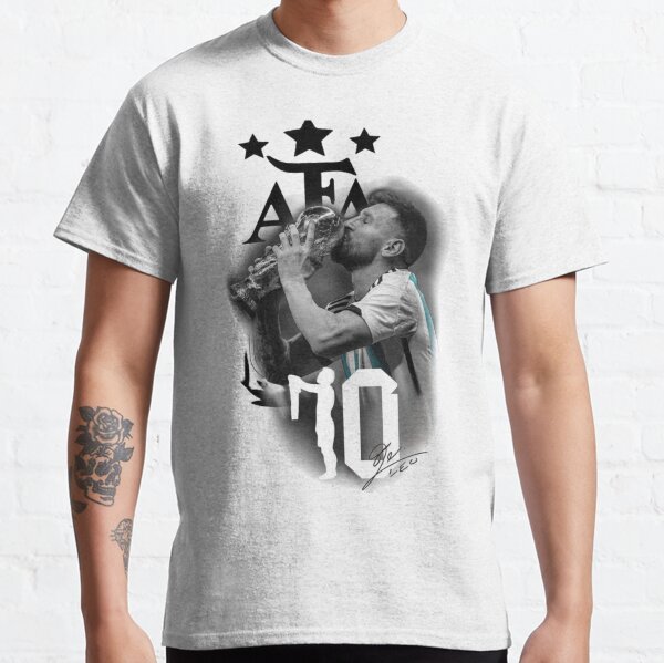 Vista previa del artículo con la obra «Campeón de la AFA Messi», diseñado y vendido por Ardit com.