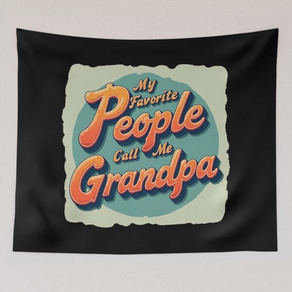 Item preview, My Favorite People Call Me Grandpa - Design For Grandfathers T-Shirt designed and sold by FunnyFarmDesign.