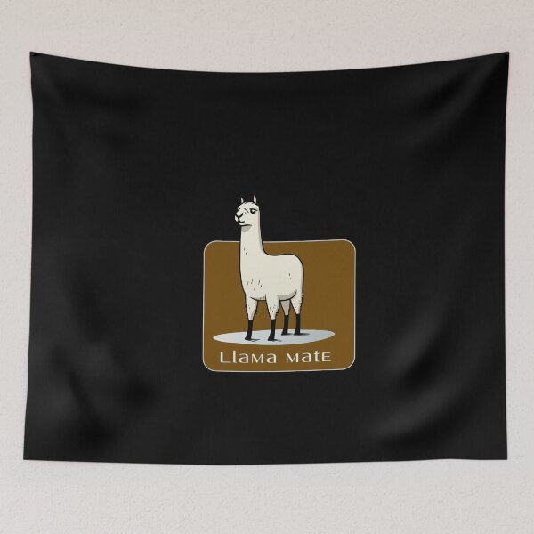 Item preview, Playful llama illustration designed and sold by KolbaVison.