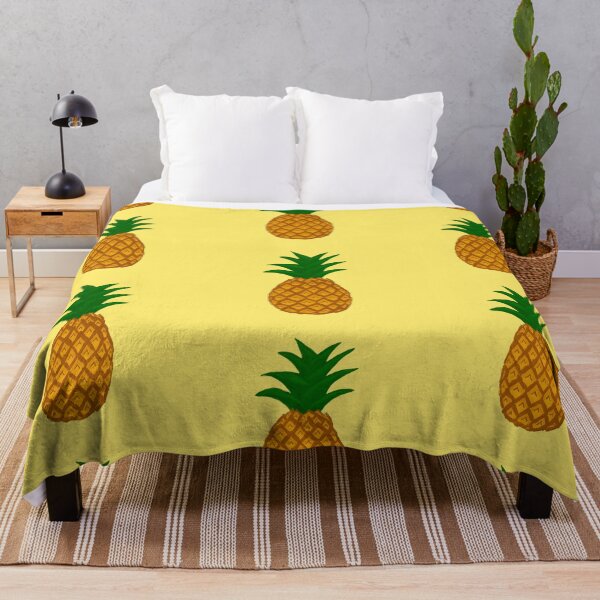 Item preview, Pineapple on Yellow designed and sold by bits-and-bob.