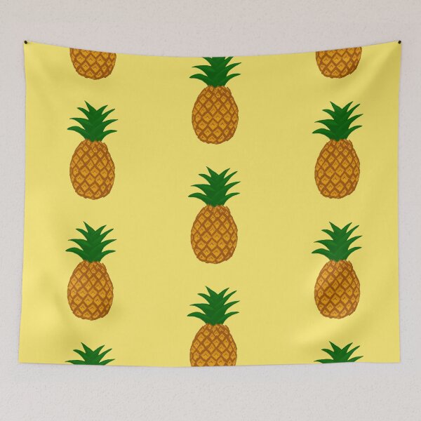 Item preview, Pineapple on Yellow designed and sold by bits-and-bob.