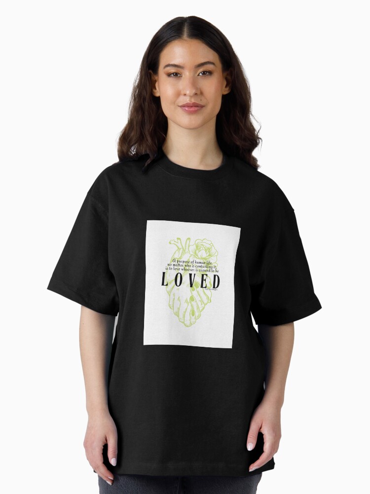 Thumbnail 1 of 7, Oversized T-Shirt, Love designed and sold by FolkenGoodMerch.