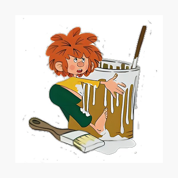 Item preview, Pumuckl malt sein Zuhause designed and sold by OwLana.