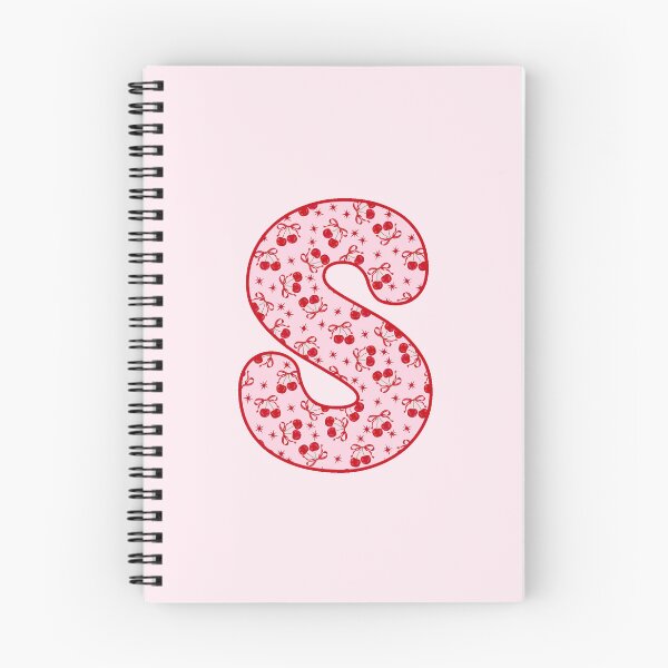 Item preview, S initial (retro cherry) designed and sold by Monogramsy.