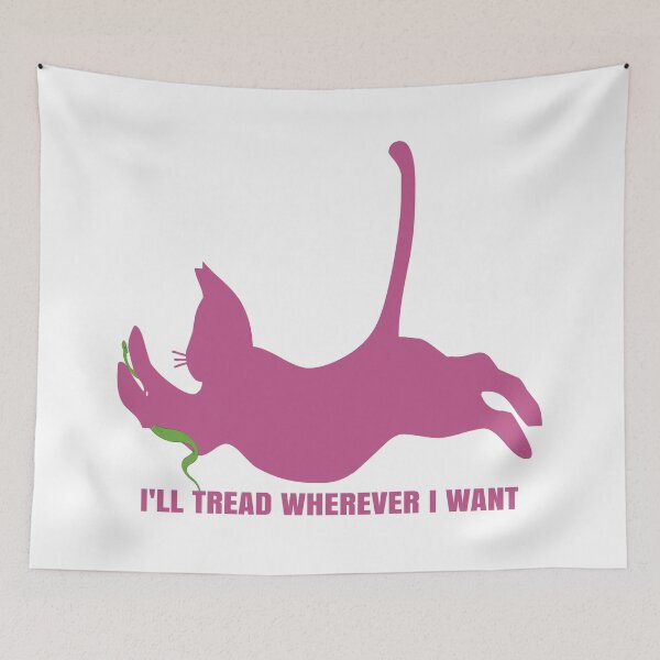 Item preview, I’ll Tread Wherever I Want designed and sold by EunsooLee.