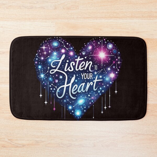 Item preview, Cosmic Heart Art Print - Listen to Your Heart, Mystical Starry Night Design designed and sold by GardenReign.