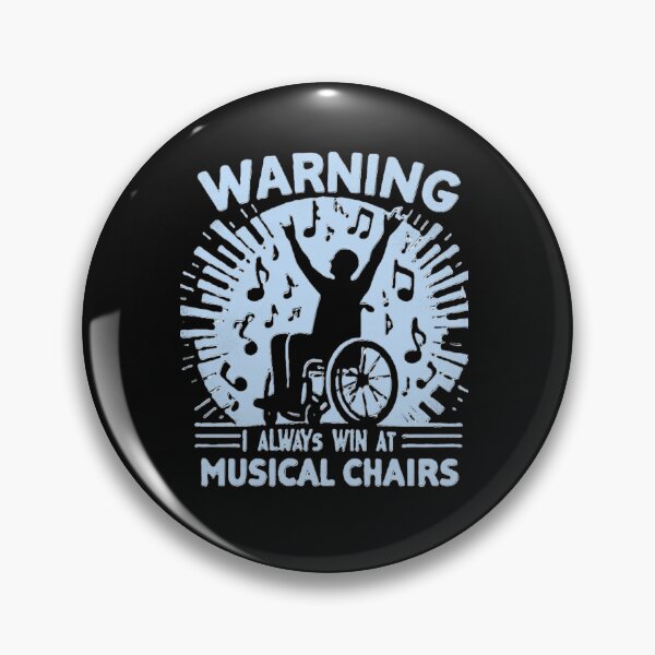 Item preview, Aviso: Eu Sempre Venço nas Cadeiras Musicais / Warning: I Always Win at Musical Chairs designed and sold by debbiebento.
