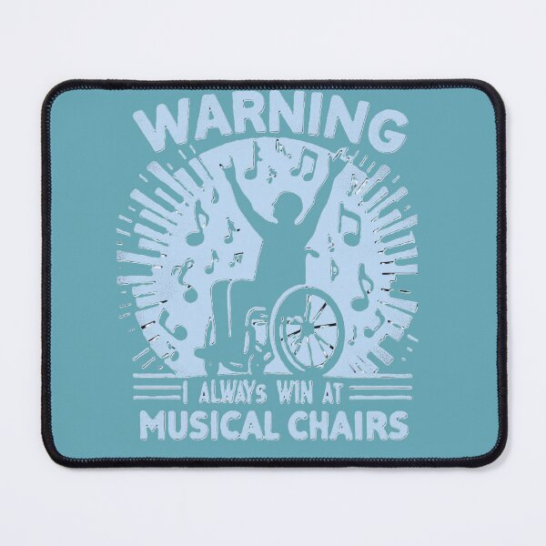 Item preview, Aviso: Eu Sempre Venço nas Cadeiras Musicais / Warning: I Always Win at Musical Chairs designed and sold by debbiebento.