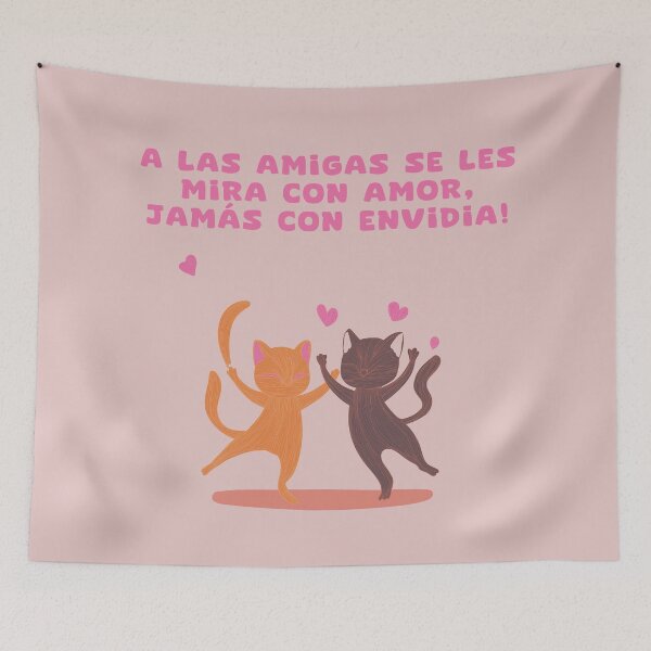 Item preview, FRIENDS ARE LOOKED AT WITH LOVE, NEVER WITH ENVY designed and sold by La Loca.