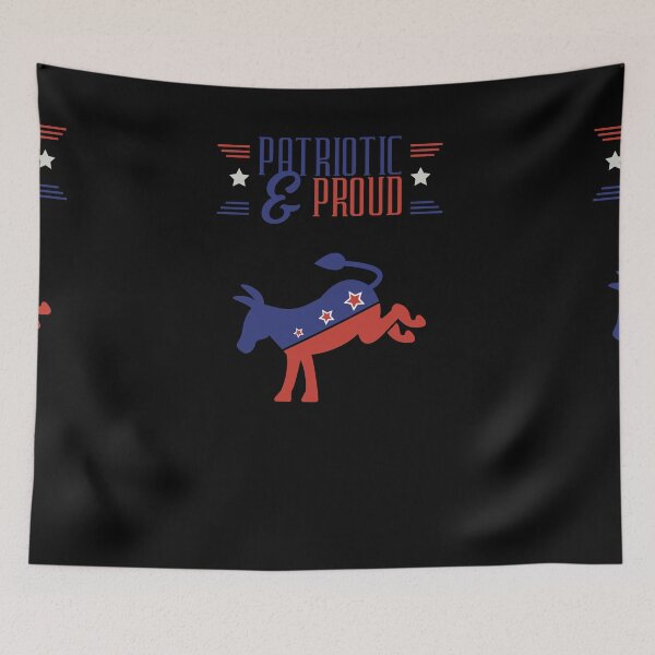 Item preview, Patriot & Proud of it - Democratic Party Tshirt designed and sold by Reichcorp.