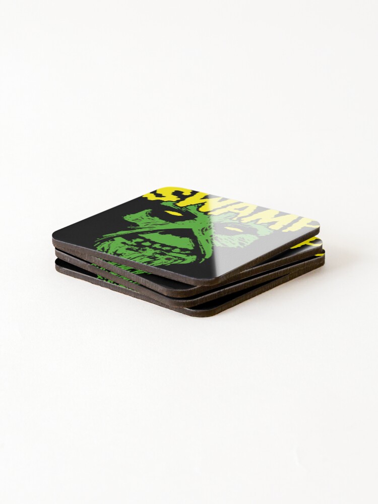 Thumbnail 4 of 5, Coasters (Set of 4), SWAMP! designed and sold by PrecodeJunkie.
