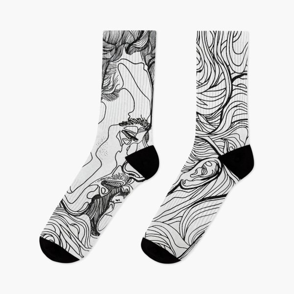Item preview, Entwined Emotions, ink on paper, 2024, 21-29 cm designed and sold by oanaunciuleanu.
