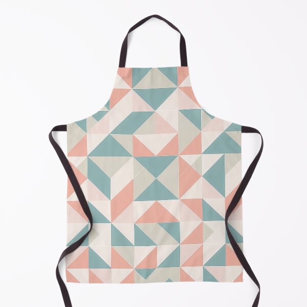 Item preview, A repeating geometric pattern design composed of triangles in various shades of pink, teal, and gray. designed and sold by HEMRO.