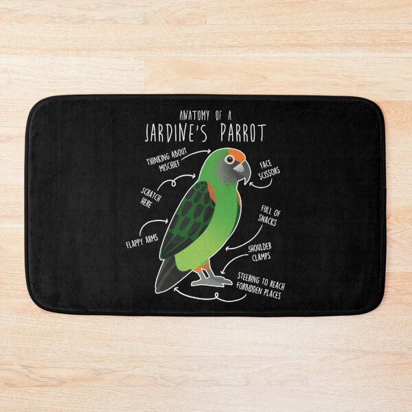 Item preview, Jardine's Parrot Anatomy designed and sold by Clara Hollins.