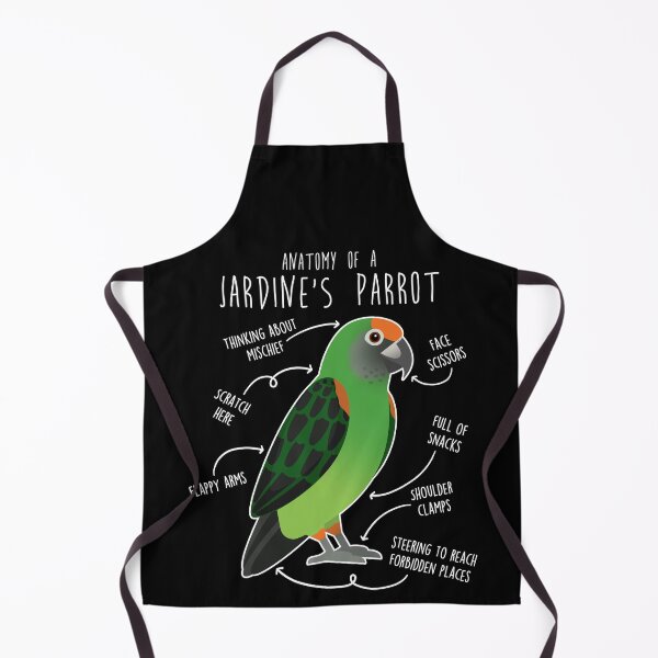 Item preview, Jardine's Parrot Anatomy designed and sold by Clara Hollins.