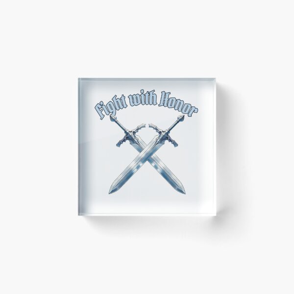 Item preview, Fight with Honor Crossed Swords Battle Design designed and sold by kylmllr101684.