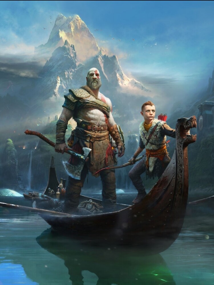 God of War - Kratos and Atreus by Kinobix