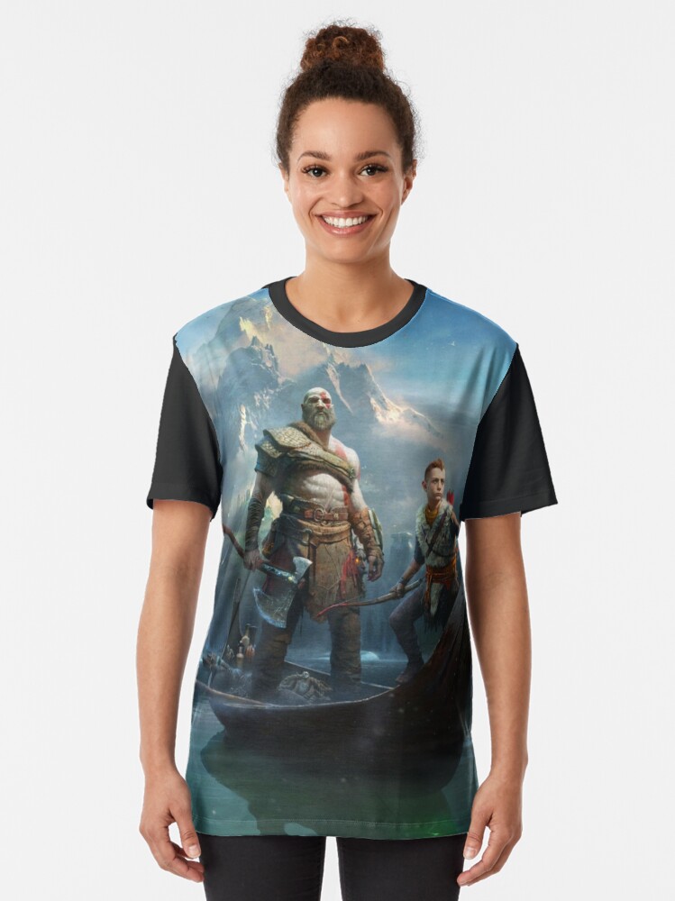 Alternate view of God of War - Kratos and Atreus Graphic T-Shirt