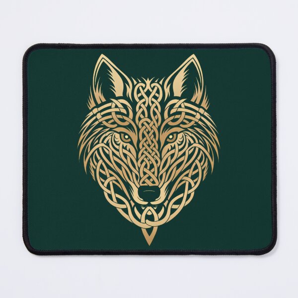 Item preview, Celtic Irish Knot with Wolf Design - St Patrick designed and sold by Odd World.