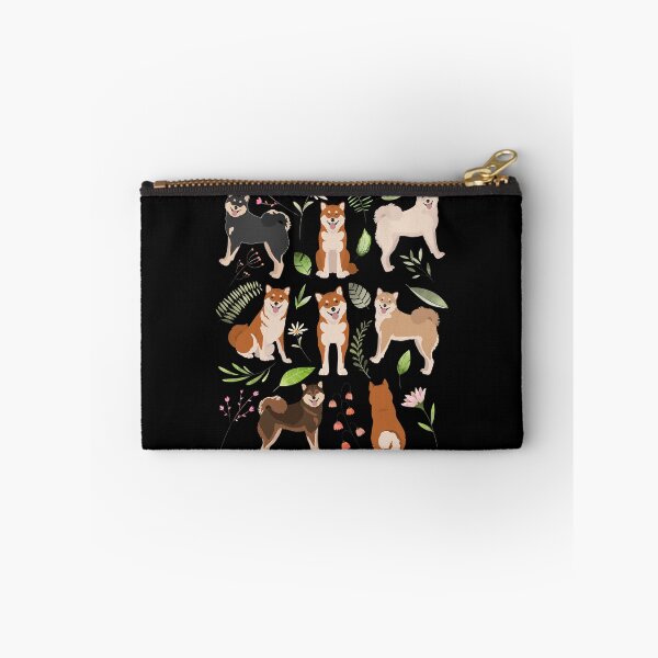 Item preview, Shiba Inu Dog Flowers designed and sold by Clara Hollins.